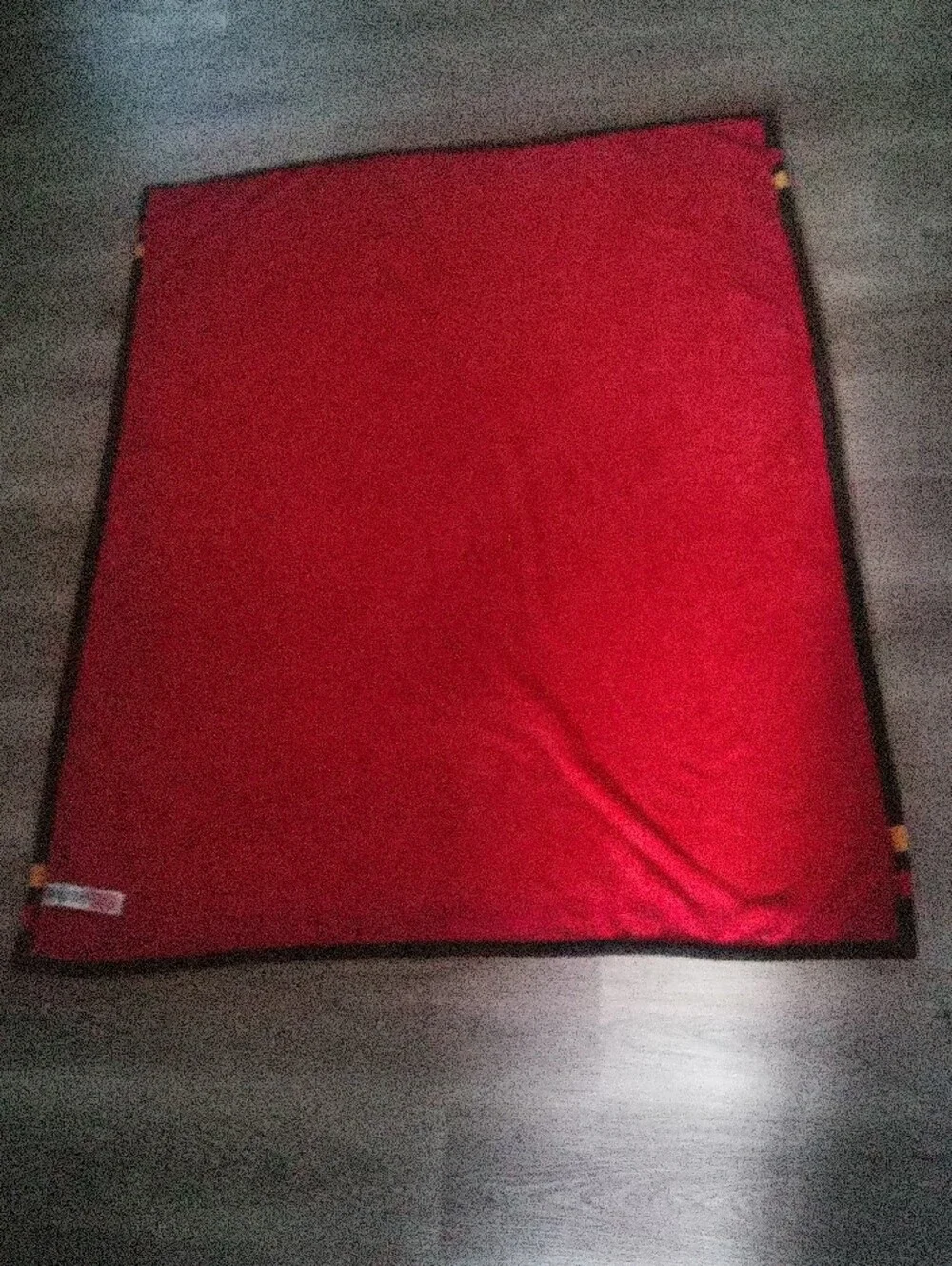 Disney Mickey Mouse Black Red Yellow Throw Blanket